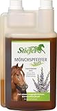 Stiefel Mönchspfeffersaft | 1 l | Flüssiges Ergänzungsfuttermittel für Pferde | Hilfe bei...