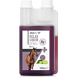 ReaVET Relax Liquid für Pferde 500ml – Beruhigungsmittel Pferd, Pferde bei Stress und Angst,...
