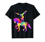 Voltigieren Volti Pferde Mädchen Reiterin T-Shirt